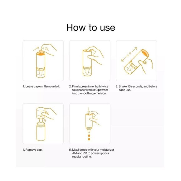 CLINIQUE Fresh Pressed Daily Booster with Vitamin C *Lot of 2* 0.29oz/8.5ml each - Picture 4 of 4